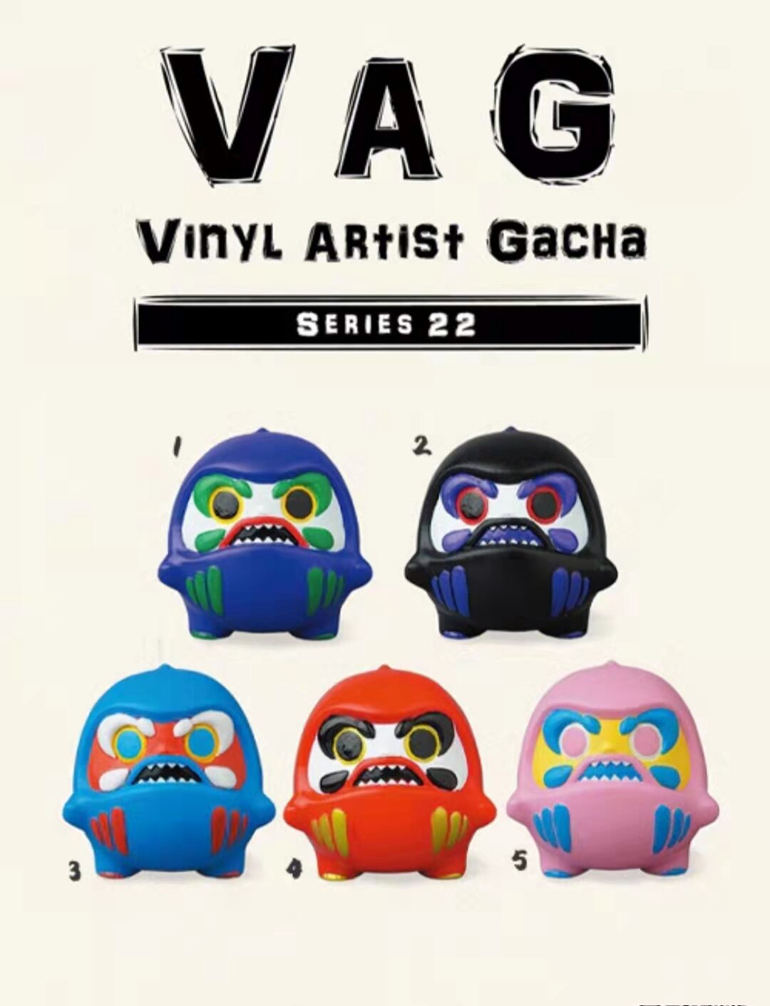 现货日本正版medicom toy vag series22 达摩 扭蛋摆件潮玩