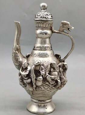 古玩铜器摆件水壶工艺礼品