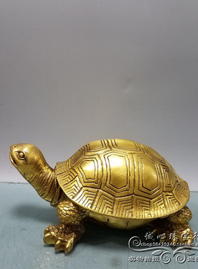 纯铜乌龟摆件祝寿办公室工艺