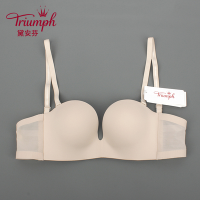 黛*芬无痕光面无钢圈半杯文胸