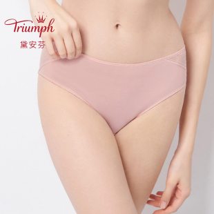 女蕾丝中腰平角小裤 性感内裤 E004046配E004049 新款 黛安芬专柜正品