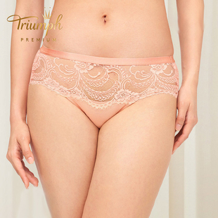 11R1914 87R2368配16R8893 黛安芬金致姻缘蕾丝内裤 舒适中腰平角裤