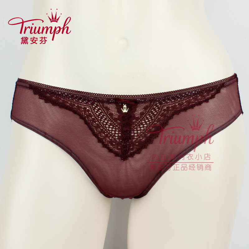 黛安芬新款性感蕾丝低腰三角裤