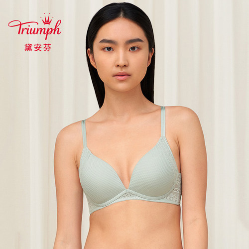 黛安芬聚拢性感蕾丝无钢圈文胸