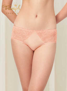 黛安芬专柜性感蕾丝内裤中腰舒适平角裤87R2455配11R1978 16R8981
