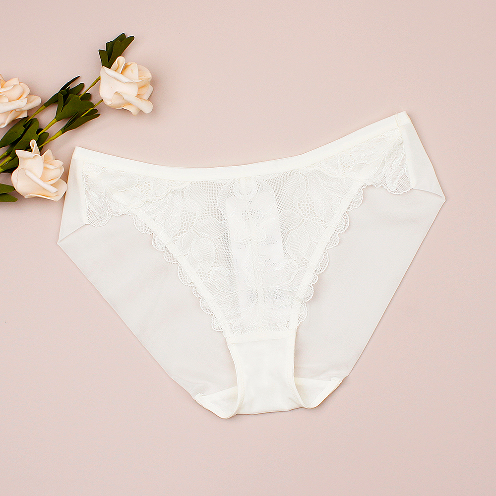 Triumph/黛安芬正品春夏款女士低腰三角蕾丝边舒适内裤87R2454