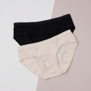 C76 黛安芬专柜经典 930两条装 625 中腰亲肤透气纯棉三角内裤