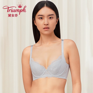 黛安芬专柜新款大胸支撑聚拢内衣女上托侧收副乳蕾丝文胸16-8895