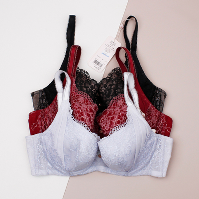 黛安芬大胸蕾丝薄款文胸