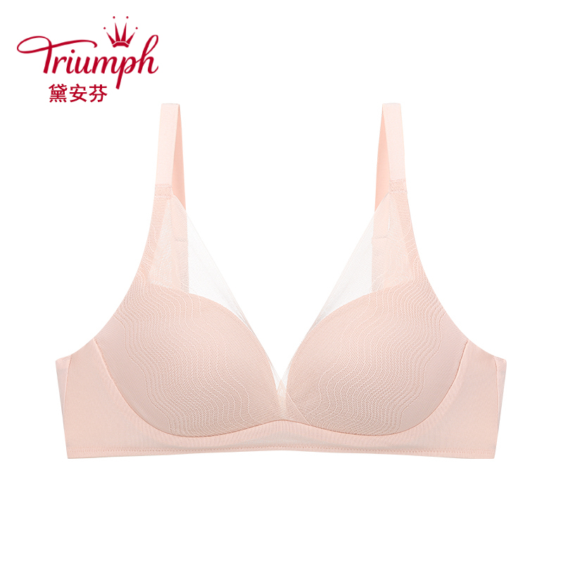 黛安芬深V杯性感蕾丝无钢圈文胸