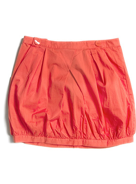 美式复古威莎 专柜正品420 立体褶皱纯棉花苞短裙半身裙W93210