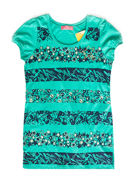 皇冠西西夏季古着经典街头印花圆领纯棉短袖T恤女清仓尾货W83262