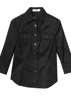 美式复古杰西卡旗下色彩十八通勤长袖百搭衬衫340专柜折扣87213A