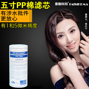 5寸PP棉滤净水器演示机展示效果五寸一级PPF滤芯酒过滤棉耗材