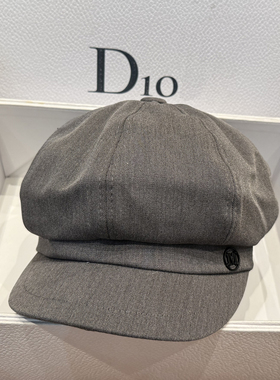 春夏百搭八角帽灰色时尚鸭舌帽显脸小百搭报童帽子女薄款贝雷帽潮