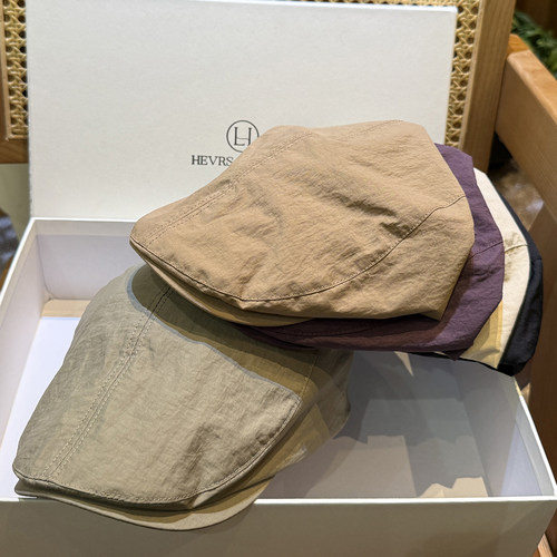 春夏薄款透气前进帽男女百搭鸭舌帽速干简约贝雷帽纯色美式显脸小