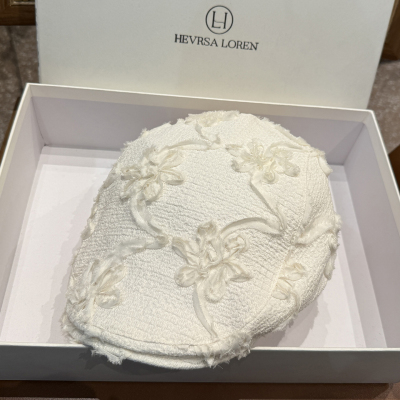 复古花朵前进帽女甜美棉麻鸭舌帽可反戴显脸小贝雷帽百搭休闲帽子