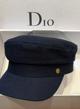 棉麻画家报童帽休闲简约透气鸭舌帽平顶百搭贝雷帽子女显脸小八角