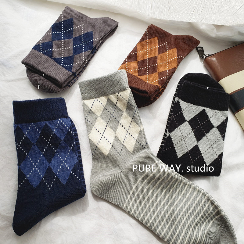 出口日本无骨袜子男中