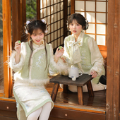 旗袍连衣裙女春秋新款 温婉淑女改良式 高级女装 森女部落原创新中式