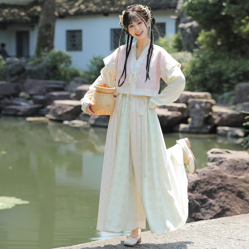 灼灼其华森女部落原创古风汉元素三件套套装2025年新款女夏款