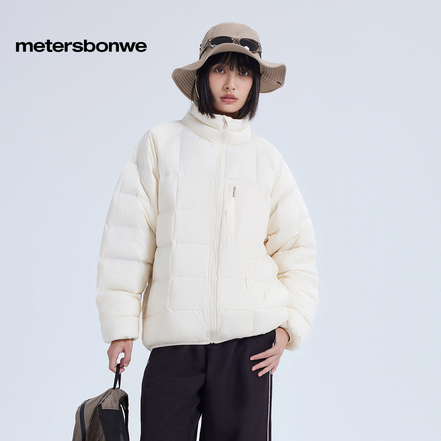 美特斯邦威白鸭绒羽绒服