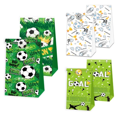 2026world cup party bags世界杯派对用品食品袋牛皮纸袋贴纸纸袋