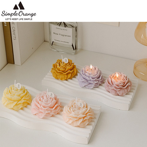 牡丹花伴手礼蜡烛香薰氛围感礼物