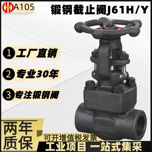 A105锻钢承插焊闸阀Z61H/Y-800Lb/PN64-140焊接高压高温热油蒸汽