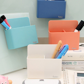 玻璃白板强磁吸盒黑板磁性收纳盒白板笔笔盒挂式 粉笔板擦笔桶笔筒