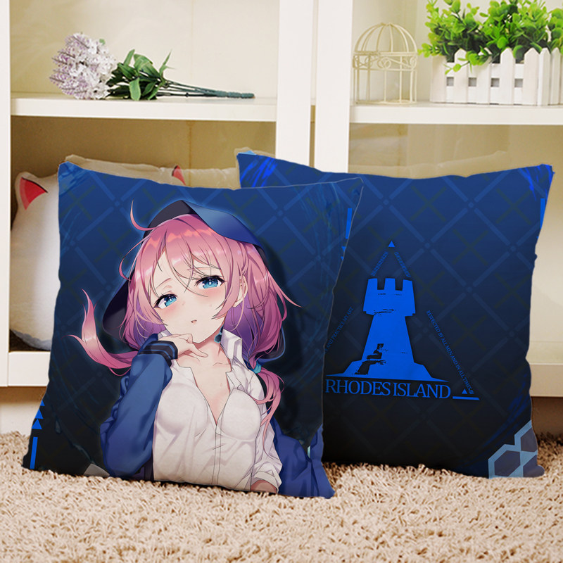 明日方舟 明日方舟蓝毒动漫二次元定制睡枕方枕坐垫靠枕靠垫周边毛绒公仔 图片价格品牌报价 原仓数据