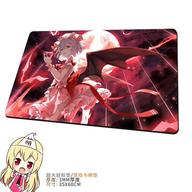东方project 大小姐 二小姐 动漫周边小号鼠标垫大号桌垫游戏护腕