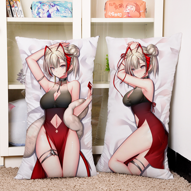 明日方舟 w旗袍 动漫睡觉抱枕床上半身抱枕长枕靠垫二次元周边