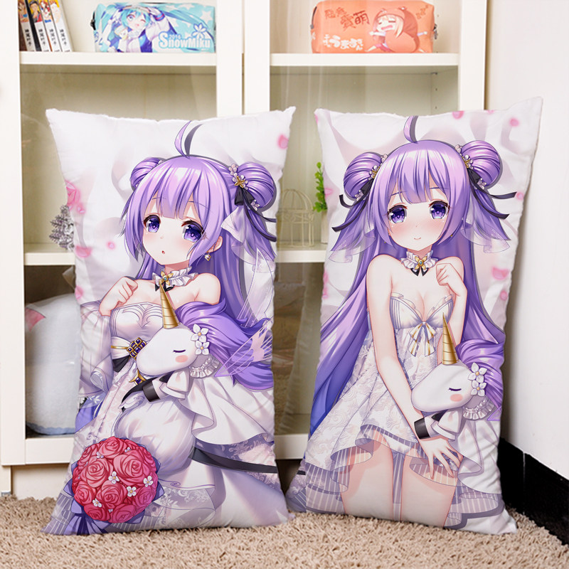 碧蓝航线婚纱独角兽梦想的纯白誓言动漫二次元周边长方形定制抱枕