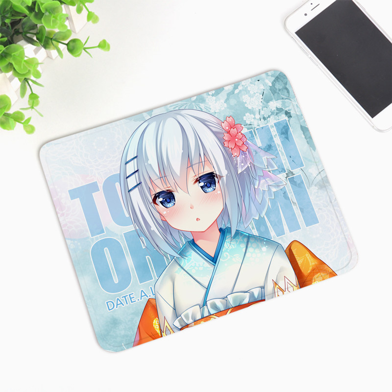约会大作战和服狂三十香琴里四糸乃折纸动漫游戏电脑小鼠标垫周边