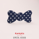 Kamipita明星同款 波点豹纹格子蝴蝶结刘海贴发饰贴魔术贴成人头饰