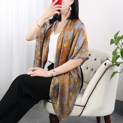 大方巾丝巾春夏高级感薄款围巾