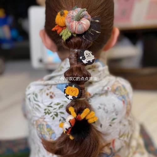 甜美风万圣节发饰儿童成人都能戴