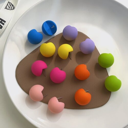 多巴胺风春夏新款耳环