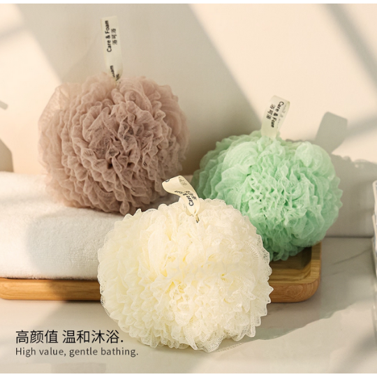 海藻沐浴球壁挂洗澡浴花球超柔软起泡搓澡两用淋浴花
