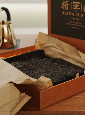 品鉴装30g黑茶湖南安化白沙溪2010年将军茯3kg金花手筑茯砖茶