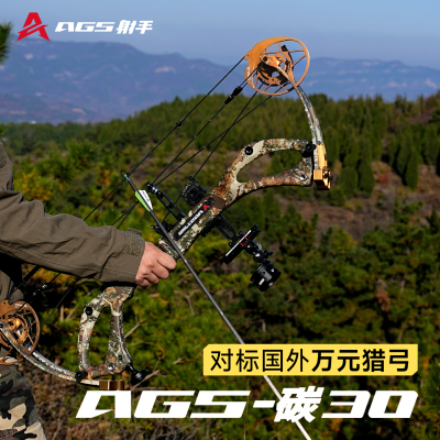 AGS新款碳30迷彩复合弓