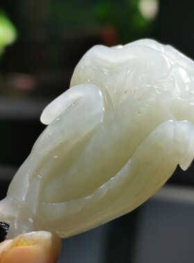 ｛之微集｝清货。青海料 白菜百财 砭石手编项链 挂坠