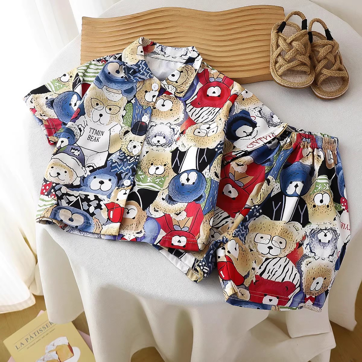 儿童夏季套装男童夏装宝宝港风