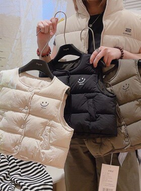 【秋上新】儿童新款羽绒棉服马甲