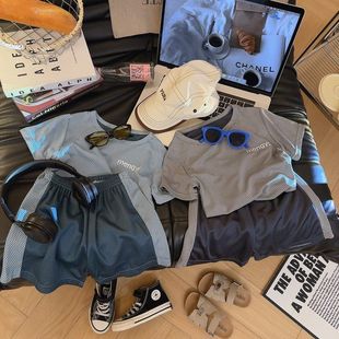 男童夏裝 寶寶中大童兒童球服套裝 運(yùn)動服速干衣短袖 2025童裝