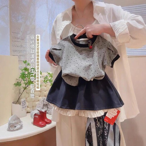 2026新款女宝纯棉短袖类夏款女童