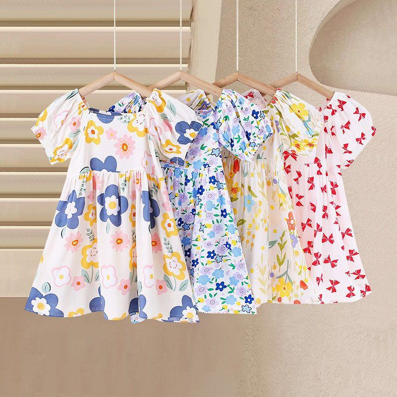 女童连衣裙2025新款冰丝绵绸儿童