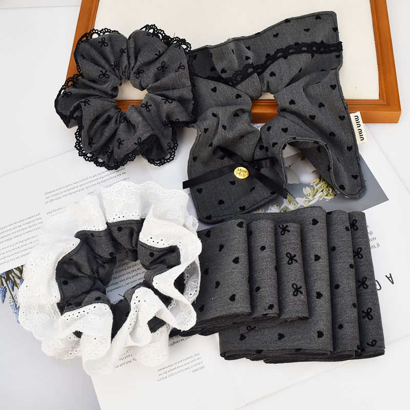 波点爱心蝴蝶结植绒布条布带 发饰大肠圈蕾丝边发圈材料 服装辅料,饰品/流行首饰/时尚饰品新,其他DIY饰品配件,淘宝优惠券,粉丝福利购,淘宝优惠卷