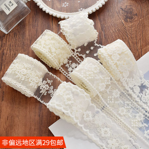 布艺花边发饰蝴蝶结材料
